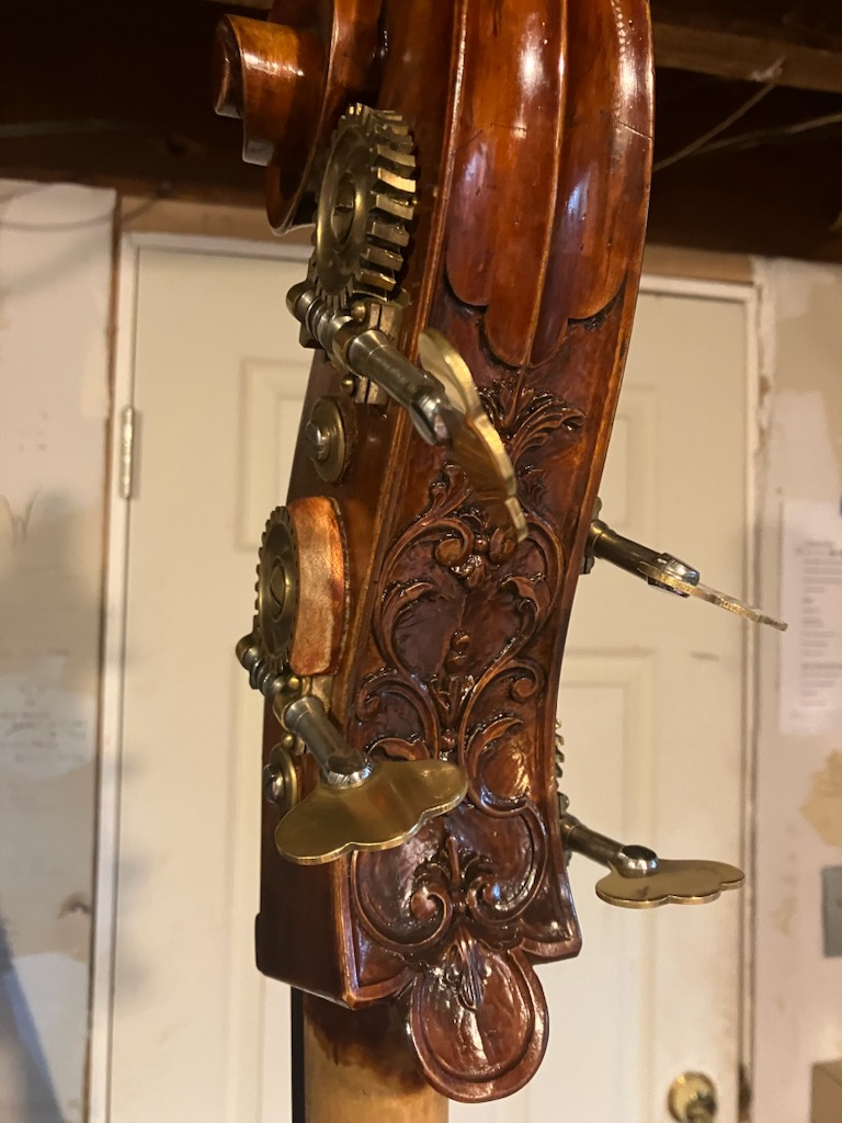 New Bridge Setup for Double Bass